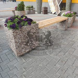 Скамья Евро 3 - Зимняя вишня